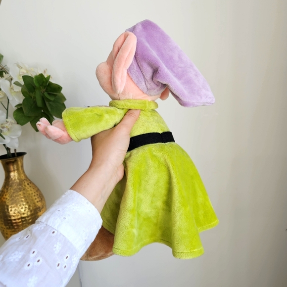 Disney Store Exclusive Mc Dopey Plush Snow White Seven Dwarfs Rare Toy 16 inches - Picture 4 of 15